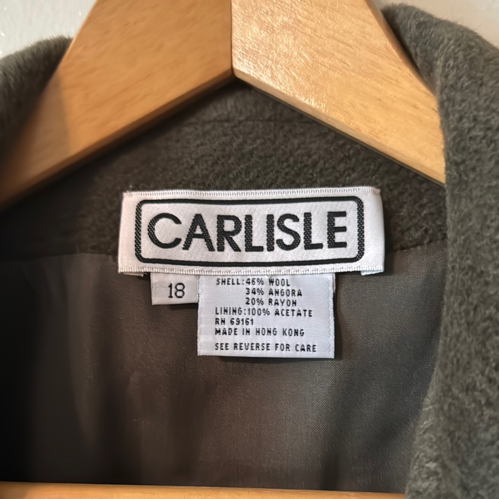 🫒🍸🌟🌙Carlisle Green Blazer Structured Suit Jacket - Picture 2 of 8